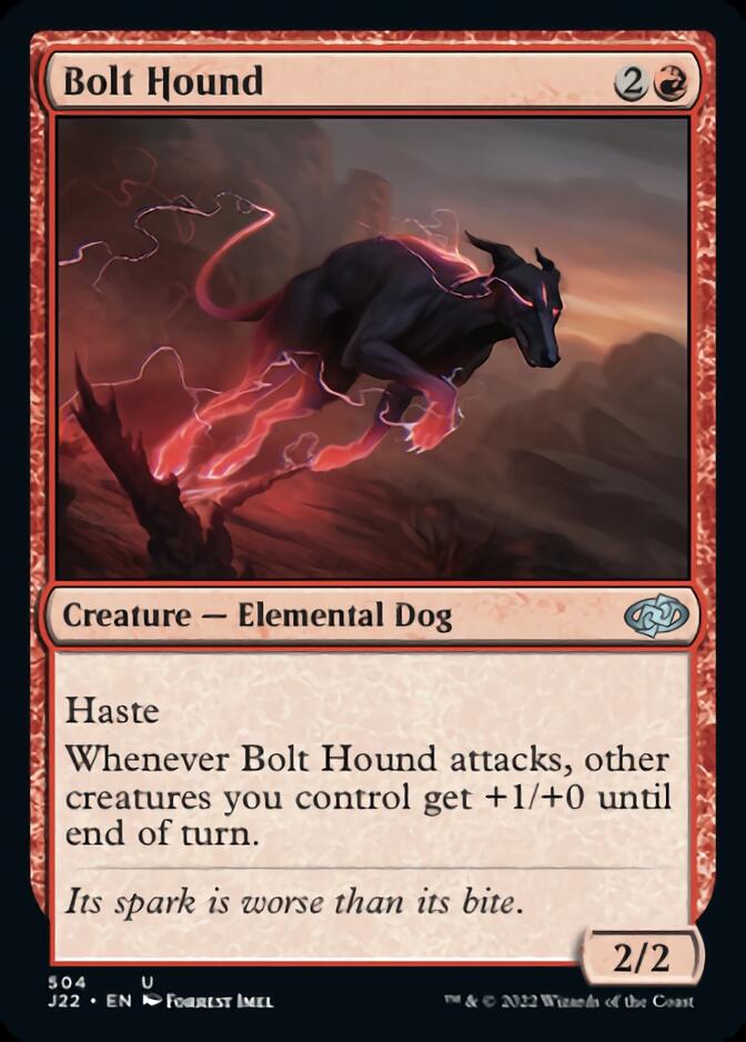 Bolt Hound [Jumpstart 2022] | Cards and Coasters CA