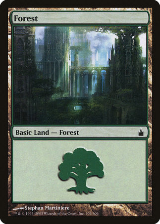 Forest (303) [Ravnica: City of Guilds] | Cards and Coasters CA