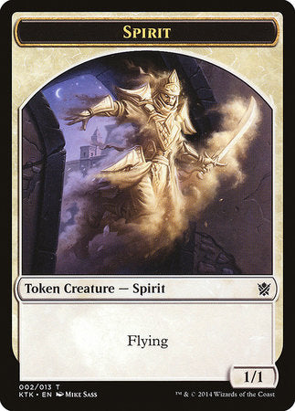 Spirit Token [Khans of Tarkir Tokens] | Cards and Coasters CA