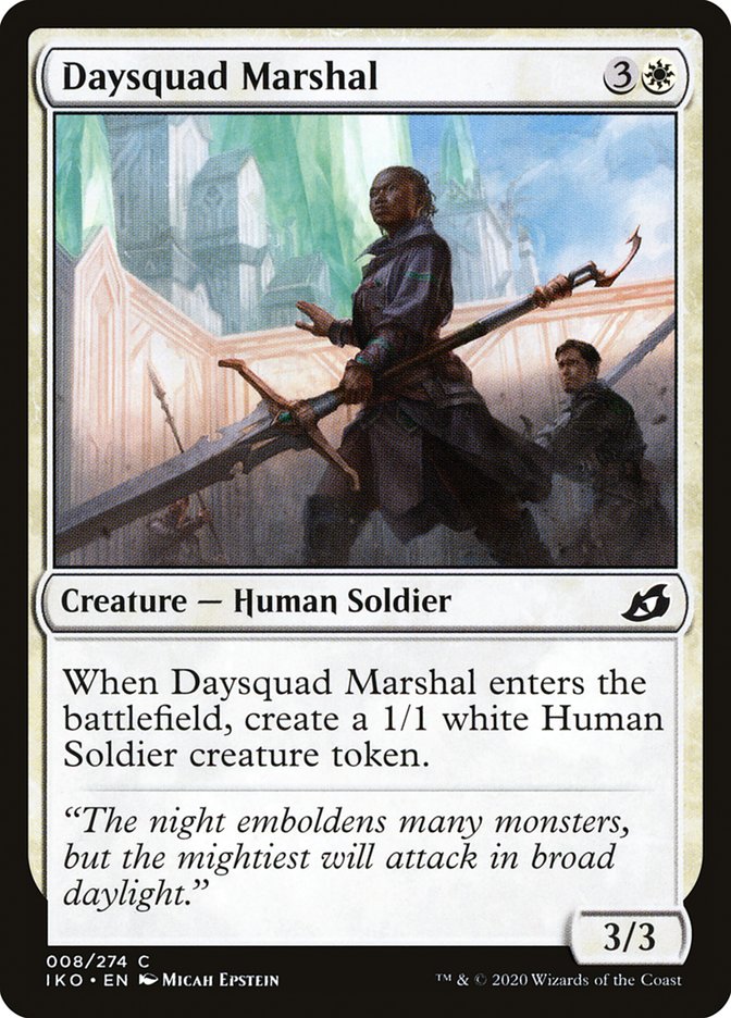 Daysquad Marshal [Ikoria: Lair of Behemoths] | Cards and Coasters CA
