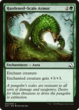 Hardened-Scale Armor [Global Series Jiang Yanggu & Mu Yanling] | Cards and Coasters CA