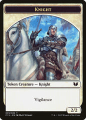 Knight (005) // Spirit (023) Double-Sided Token [Commander 2015 Tokens] | Cards and Coasters CA