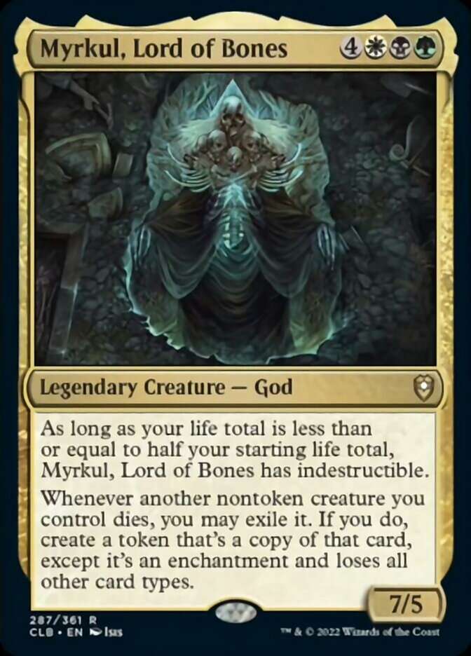 Myrkul, Lord of Bones [Commander Legends: Battle for Baldur's Gate] | Cards and Coasters CA