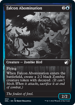 Falcon Abomination [Innistrad: Double Feature] | Cards and Coasters CA