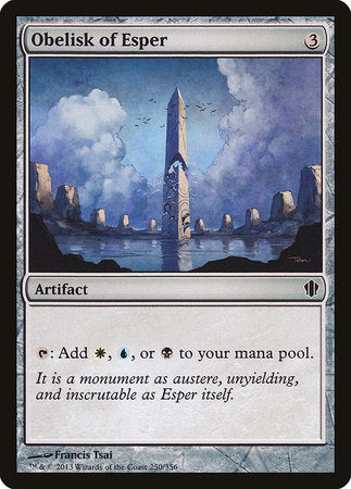 Obelisk of Esper [Commander 2013] | Cards and Coasters CA