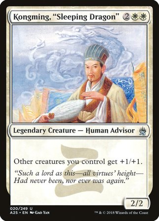 Kongming, "Sleeping Dragon" [Masters 25] | Cards and Coasters CA
