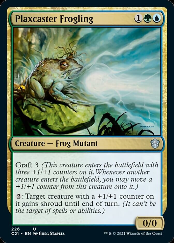 Plaxcaster Frogling [Commander 2021] | Cards and Coasters CA