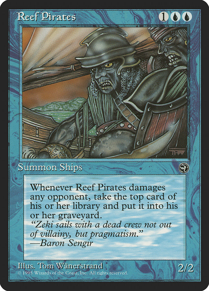 Reef Pirates (Baron Sengir Flavor Text) [Homelands] | Cards and Coasters CA