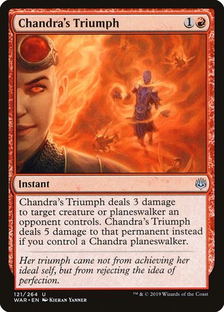 Chandra's Triumph [War of the Spark] | Cards and Coasters CA