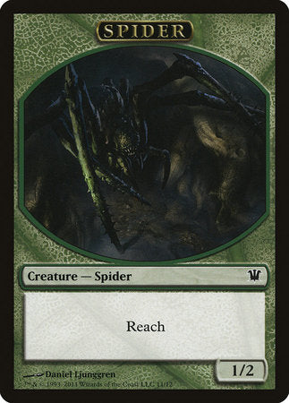 Spider Token [Innistrad Tokens] | Cards and Coasters CA