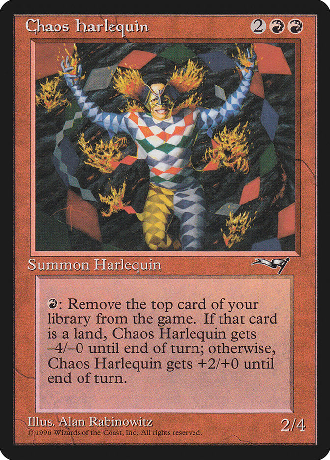 Chaos Harlequin [Alliances] | Cards and Coasters CA