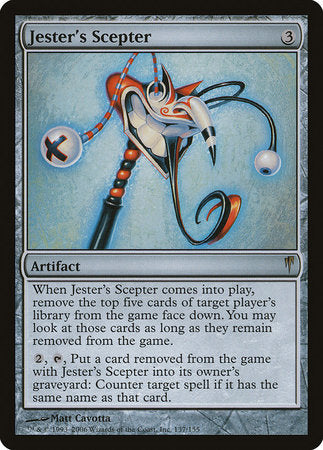 Jester's Scepter [Coldsnap] | Cards and Coasters CA