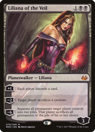 Liliana of the Veil [Modern Masters 2017] | Cards and Coasters CA