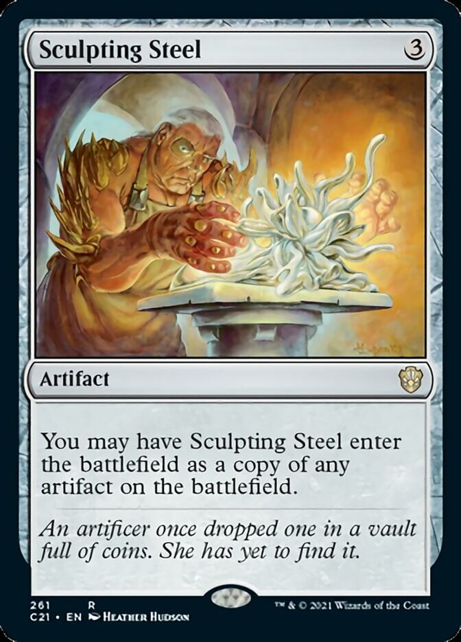 Sculpting Steel [Commander 2021] | Cards and Coasters CA