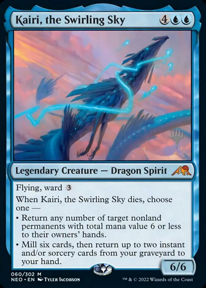 Kairi, the Swirling Sky (Promo Pack) [Kamigawa: Neon Dynasty Promos] | Cards and Coasters CA