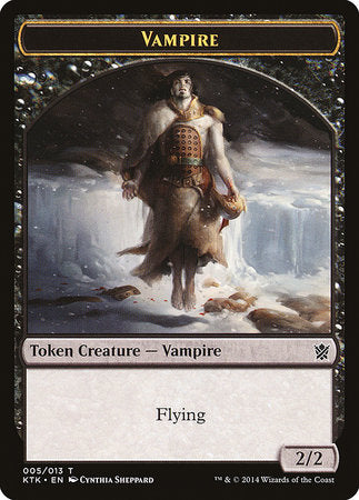 Vampire Token [Khans of Tarkir Tokens] | Cards and Coasters CA