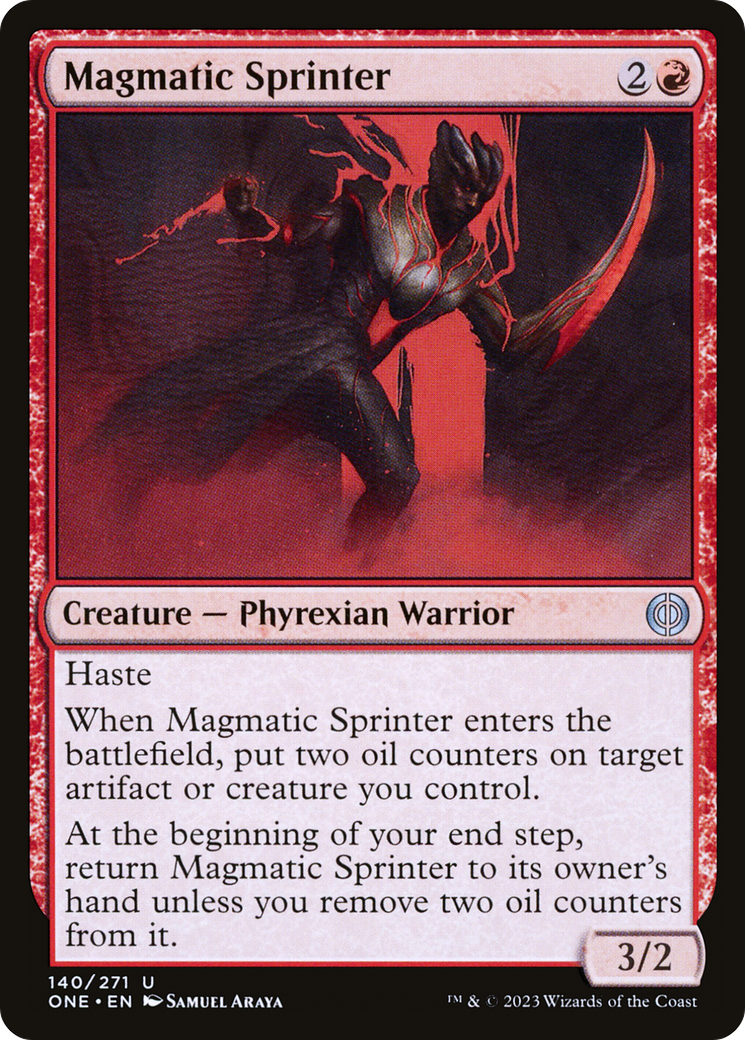 Magmatic Sprinter [Phyrexia: All Will Be One] | Cards and Coasters CA