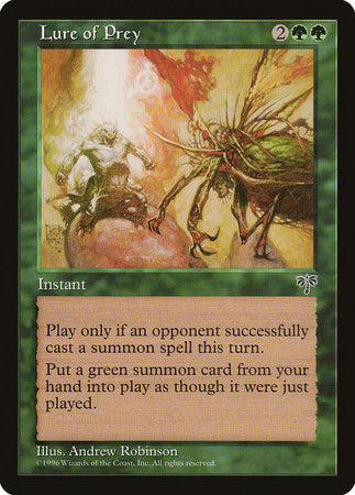 Lure of Prey [Mirage] | Cards and Coasters CA