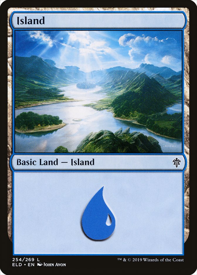 Island [Throne of Eldraine] | Cards and Coasters CA