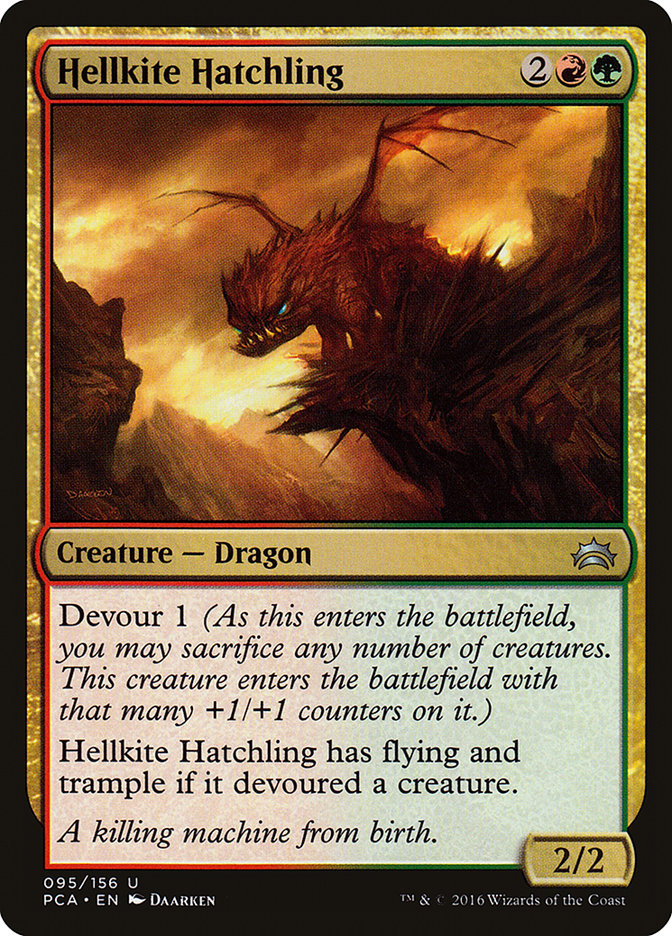 Hellkite Hatchling [Planechase Anthology] | Cards and Coasters CA