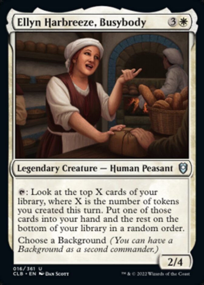 Ellyn Harbreeze, Busybody [Commander Legends: Battle for Baldur's Gate] | Cards and Coasters CA