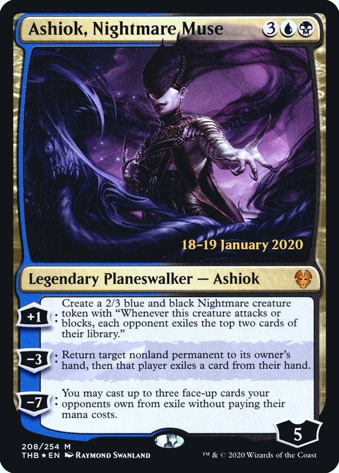Ashiok, Nightmare Muse [Theros Beyond Death Prerelease Promos] | Cards and Coasters CA