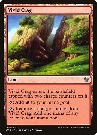 Vivid Crag [Commander 2017] | Cards and Coasters CA