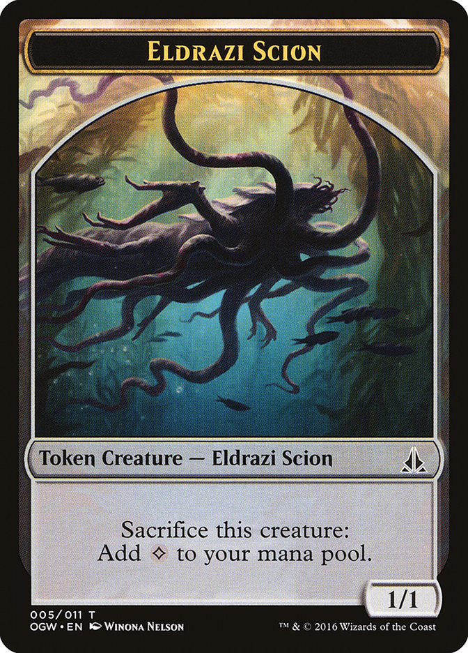 Eldrazi Scion (005/011) [Oath of the Gatewatch Tokens] | Cards and Coasters CA