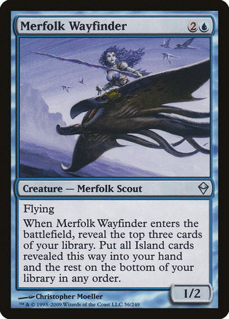 Merfolk Wayfinder [Zendikar] | Cards and Coasters CA