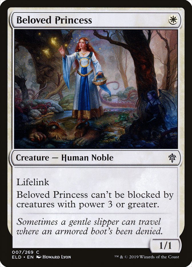 Beloved Princess [Throne of Eldraine] | Cards and Coasters CA