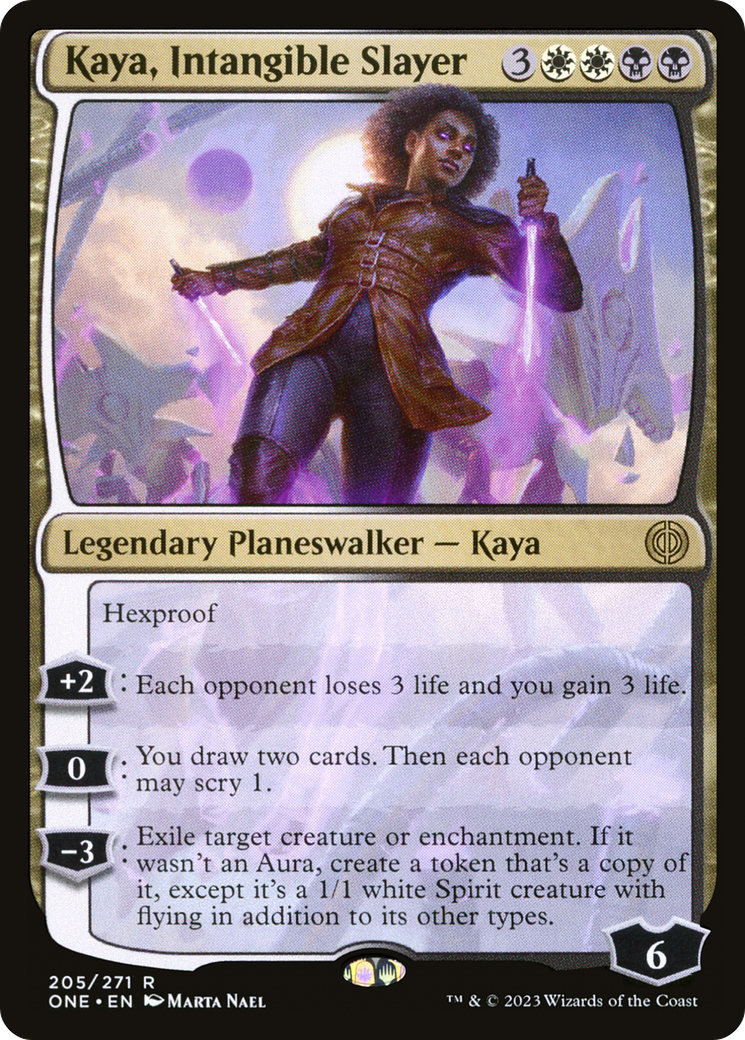 Kaya, Intangible Slayer [Phyrexia: All Will Be One] | Cards and Coasters CA
