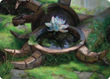 Timeless Lotus Art Card [Dominaria United Art Series] | Cards and Coasters CA