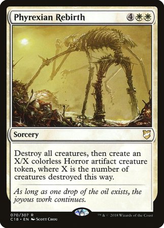Phyrexian Rebirth [Commander 2018] | Cards and Coasters CA