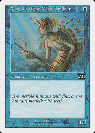 Merfolk of the Pearl Trident [Classic Sixth Edition] | Cards and Coasters CA