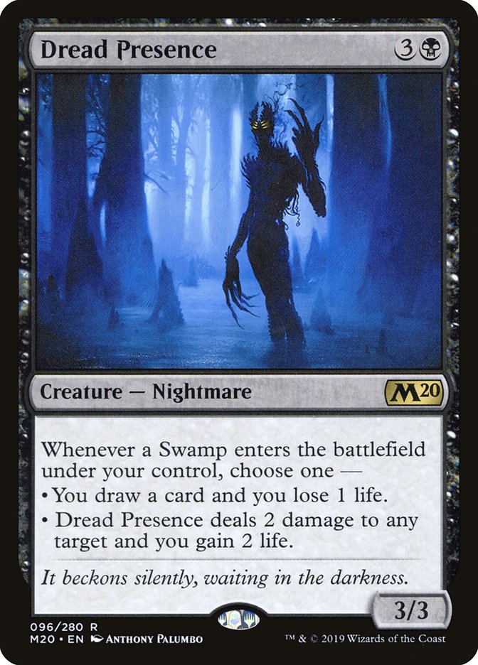 Dread Presence [Core Set 2020] | Cards and Coasters CA