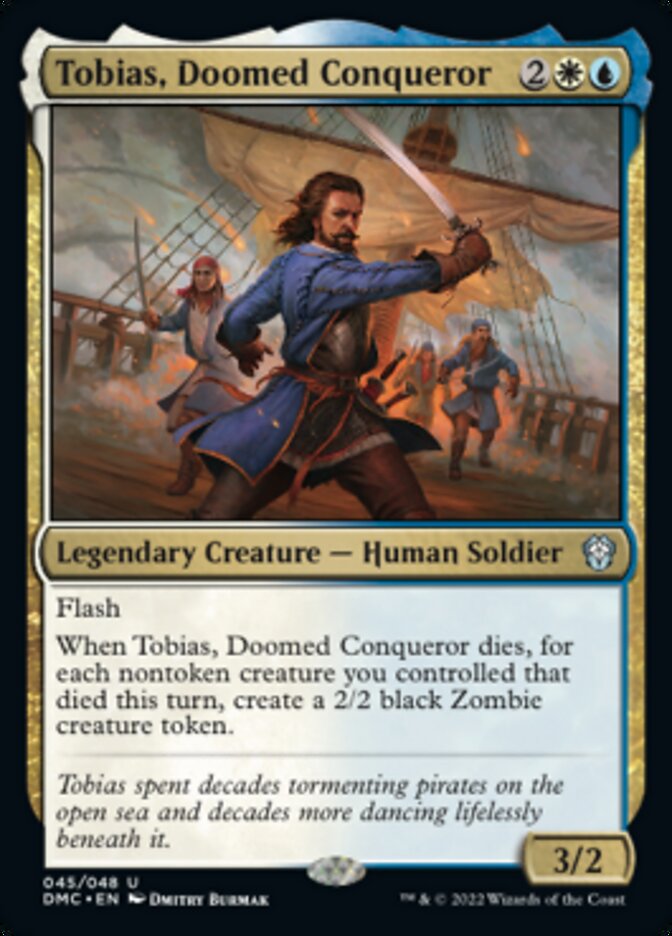 Tobias, Doomed Conqueror [Dominaria United Commander] | Cards and Coasters CA