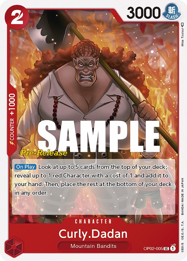 Curly.Dadan [Paramount War Pre-Release Cards] | Cards and Coasters CA