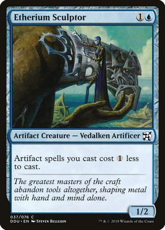 Etherium Sculptor [Duel Decks: Elves vs. Inventors] | Cards and Coasters CA