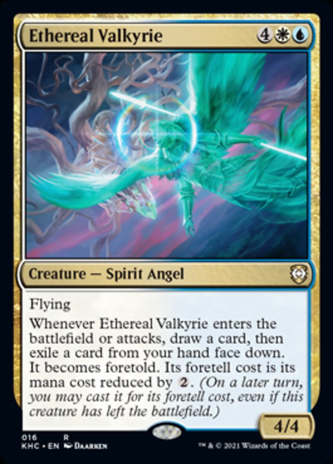 Ethereal Valkyrie [Kaldheim Commander] | Cards and Coasters CA