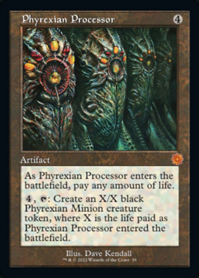 Phyrexian Processor (Retro) [The Brothers' War Retro Artifacts] | Cards and Coasters CA