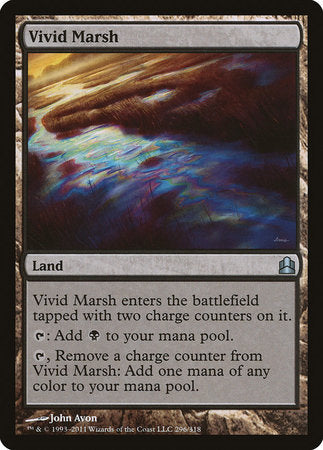 Vivid Marsh [Commander 2011] | Cards and Coasters CA