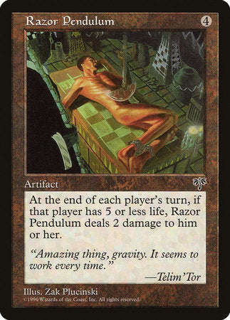 Razor Pendulum [Mirage] | Cards and Coasters CA