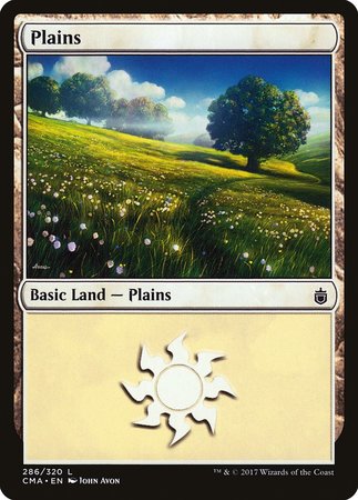 Plains (286) [Commander Anthology] | Cards and Coasters CA