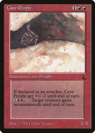 Cave People [The Dark] | Cards and Coasters CA