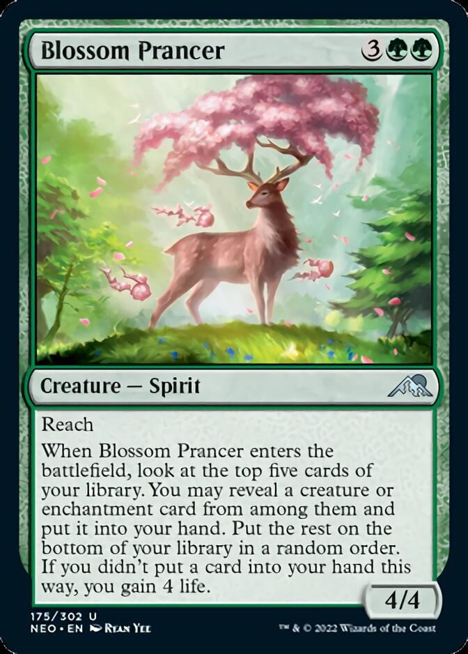 Blossom Prancer [Kamigawa: Neon Dynasty] | Cards and Coasters CA