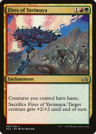 Fires of Yavimaya [Planechase Anthology] | Cards and Coasters CA