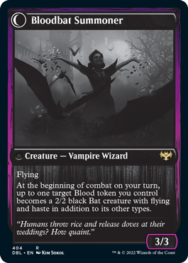 Voldaren Bloodcaster // Bloodbat Summoner [Innistrad: Double Feature] | Cards and Coasters CA