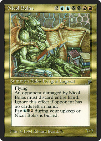 Nicol Bolas [Legends] | Cards and Coasters CA