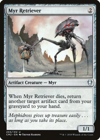 Myr Retriever [Commander Anthology Volume II] | Cards and Coasters CA