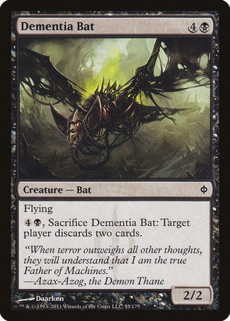 Dementia Bat [New Phyrexia] | Cards and Coasters CA